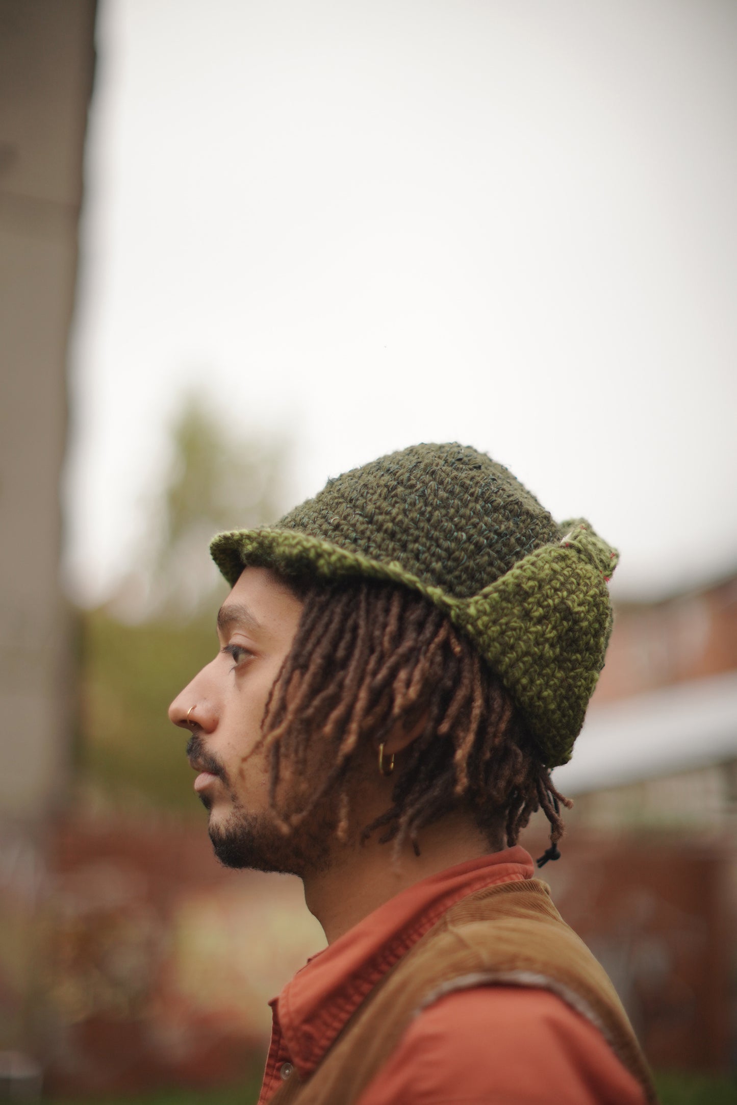 HEMP WOOLEN PILOT CAP