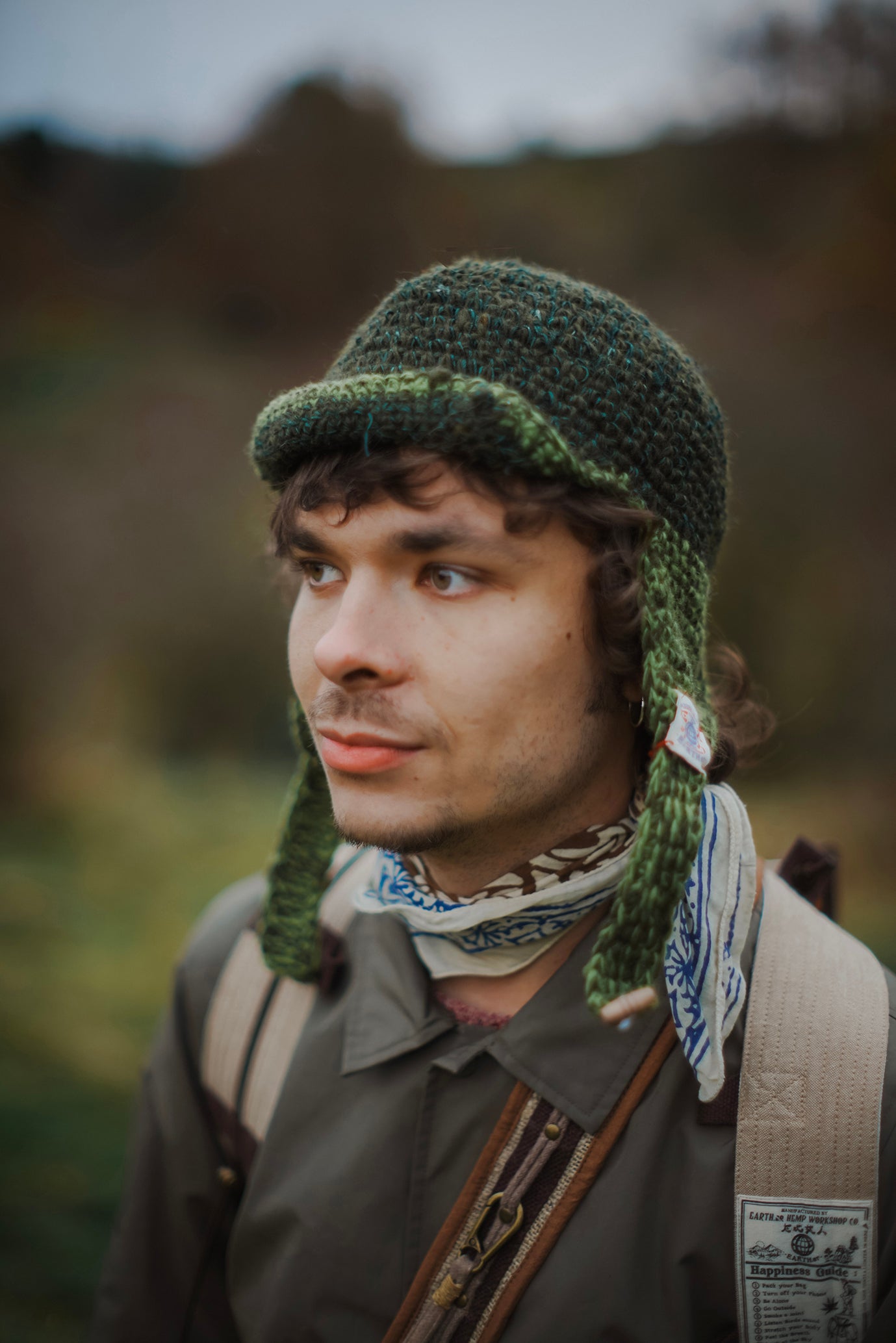 Hemp Woollen Pilot Cap