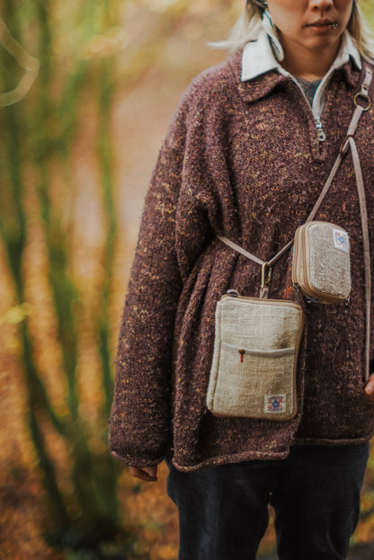 Hemp Phone & Passport Holder