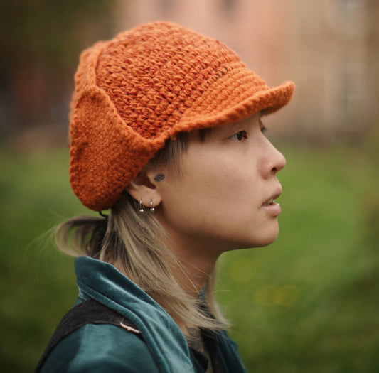 HEMP WOOLEN PILOT CAP