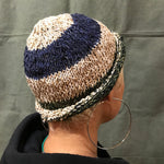Hemp short brim beanie