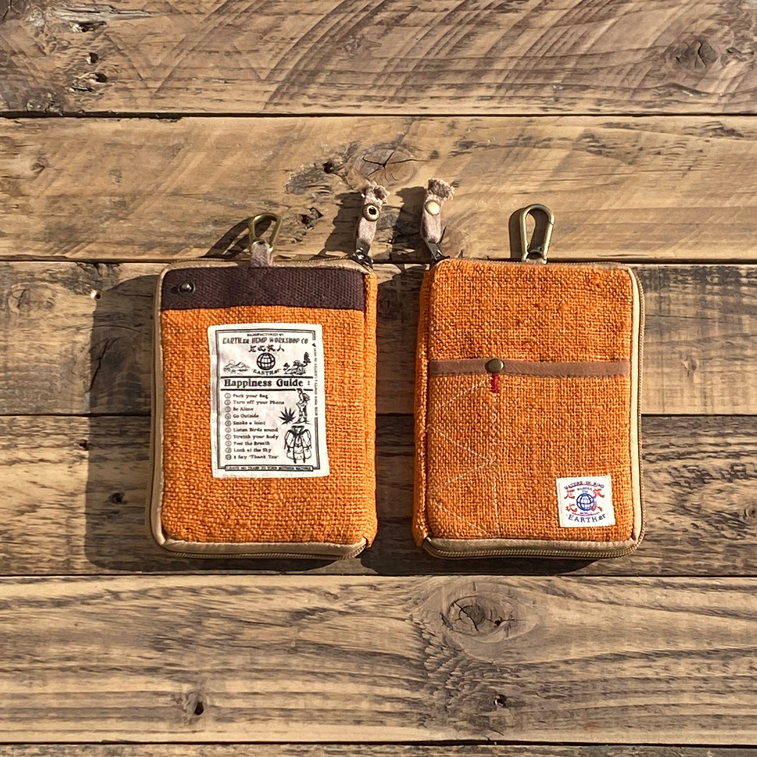 Hemp Phone & Passport Holder EARTH.er