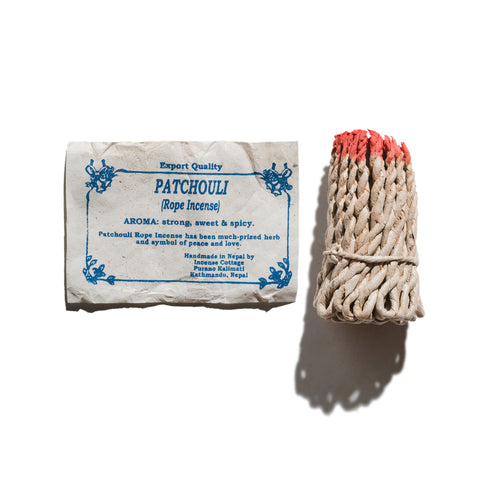 Nepali PATCHOULI rope paper incense